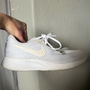 White Nike Running Shoes
